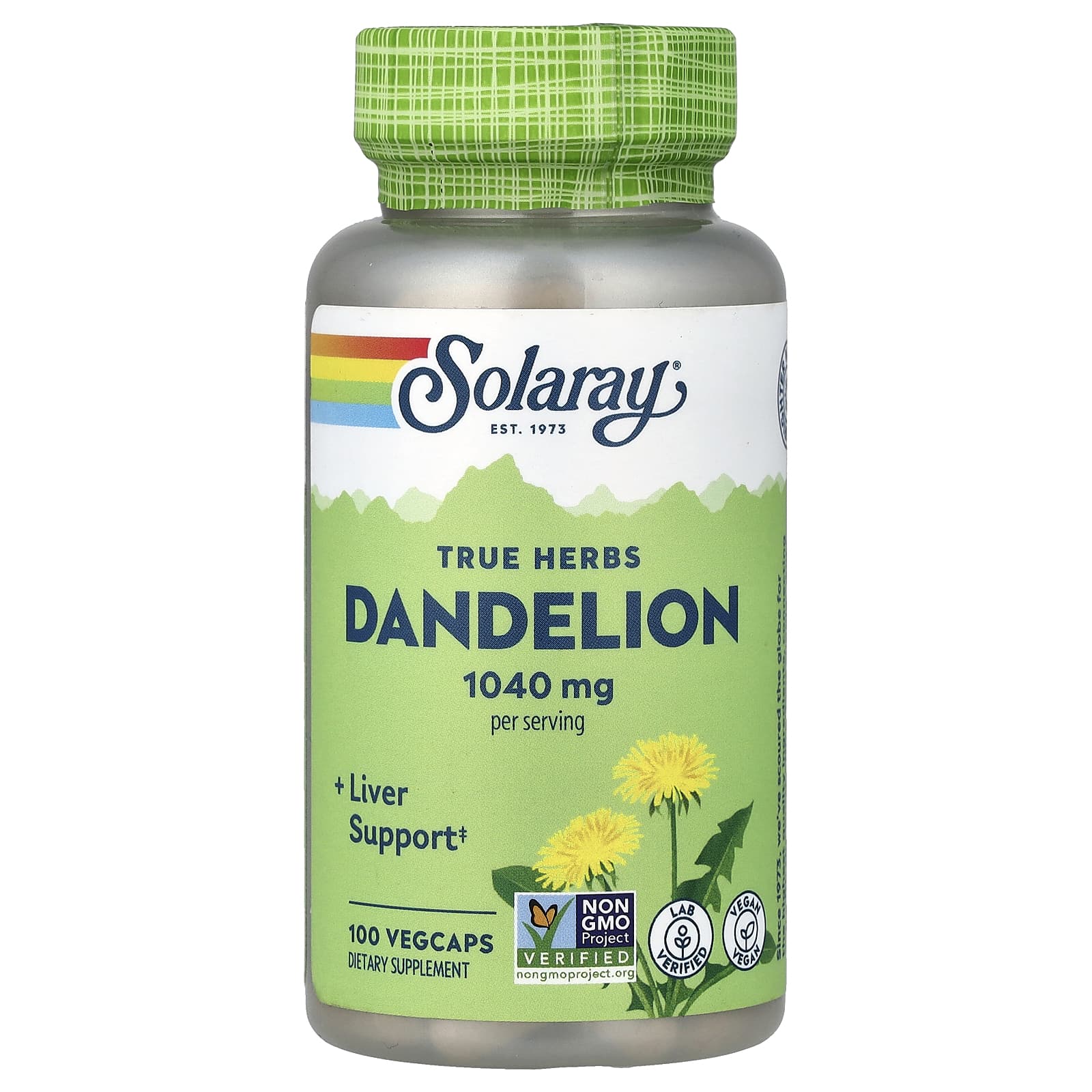 Dandelion Root 1040Mg 100 Vegcaps